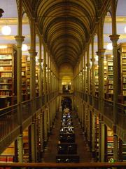 Interior view of the Danish Royal Library building in Fiolstræde