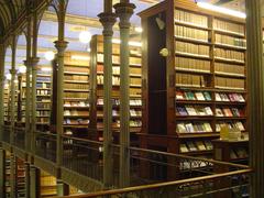 Interior view of the Danish Royal Library building in Fiolstræde, Denmark