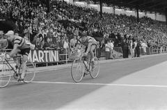 Cyclists racing in the Tour de France