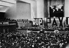 General view of the Universal Congress for Peace at Heysel Stadium in Brussels, 1936