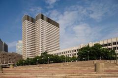 John F. Kennedy Federal Building in Boston Massachusetts exterior view