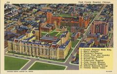 Cook County Hospital historic building exterior view