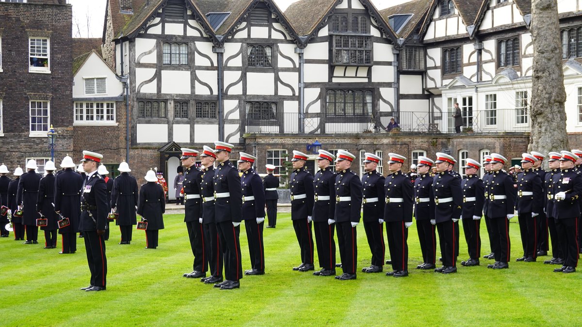 2024 Constable's Dues Ceremony at the Tower of London showcasing traditional military uniforms and historical procession