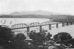 American Bridge across the Han River near Seoul around 1900