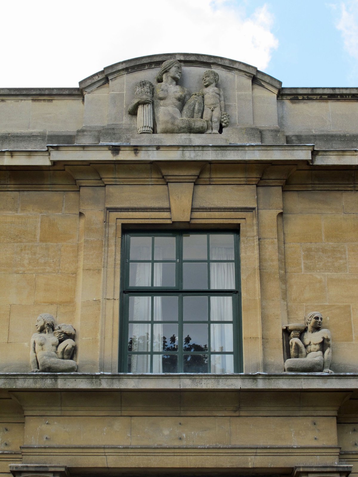 Art Deco window at Eltham Palace in Greenwich