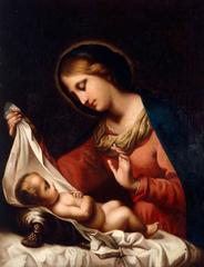 Painting of Madonna and Child by Carlo Dolci