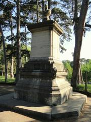 Bust of Jean-Claude Vaïsse in Parc de la Tête d'Or Lyon