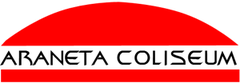 Araneta Coliseum current logo featuring stylized red and blue elements with a dynamic design