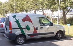 Service car of the National Museum of Iceland parked outdoors
