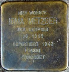 Stolperstein Dedicated To Irma Metzger