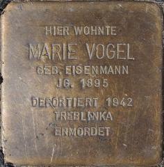 Stolperstein Dedicated To Marie Vogel