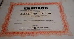 Ermione opera poster by Gioachino Rossini from Rossini Neapolitan fury exhibition at MeMus in Naples