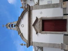 View of the church in Cascais, Portugal with clear blue sky