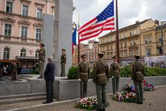 Soldiers standing at the 