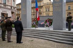 Secretary Michael R. Pompeo speaking at the Thank You America Memorial in Pilsen Czech Republic
