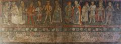 Fresco cycle depicting the Dukes of Bavaria from Alte Hof Munich, dated 1463-1465