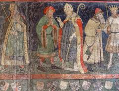 Fresco cycle of Bavarian Dukes from Alte Hof in Munich showing Duke number 3