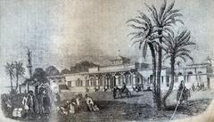 Historical illustration of the predecessor of Cairo Station from Railway Magazine