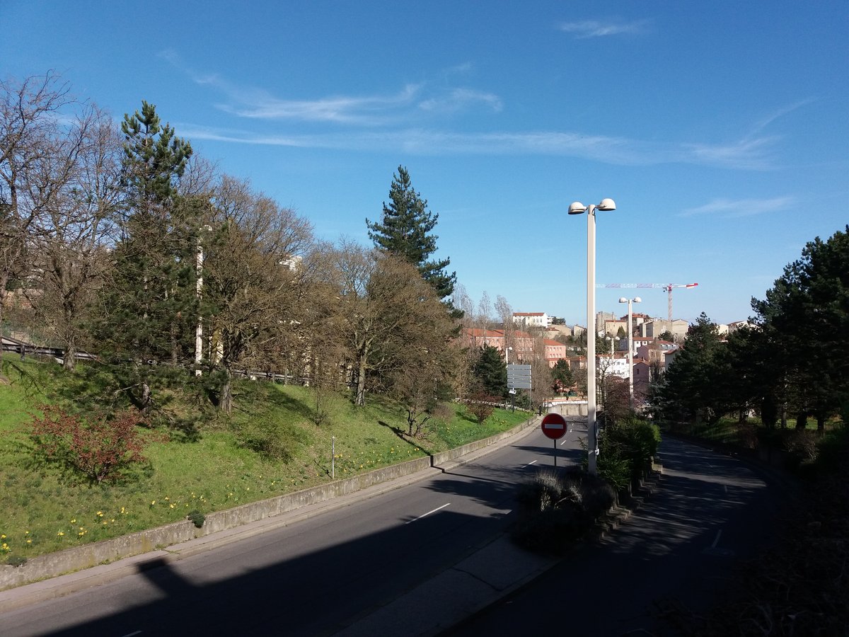 East view from former Clément Lyvet medical center in Caluire-et-Cuiseaux