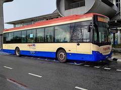 Rapid KL bus route BC04 at KL594 MRT Kampung Batu Bus Stop during Thaipusam 2024 in Kuala Lumpur