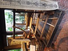 Weaving machine displayed at Siam Society Headquarters in Bangkok, Thailand