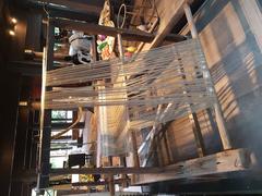 Weaving machine at Siam Society Headquarters in Bangkok, Thailand
