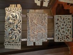 Lintels displayed at Siam Society Headquarters in Bangkok, Thailand