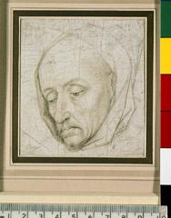 Head of an Old Man painting by School of Rogier van der Weyden, 1435-1440