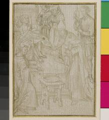 The School of Rogier van der Weyden - Recto Extreme Unction, a Renaissance religious painting