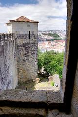 Castelo de São Jorge (Saint George's Castle) in Lisbon, Portugal on a sunny day