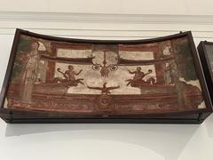 Ancient fresco painting from the National Archaeological Museum of Naples