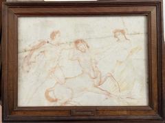 ancient fresco artwork at the National Archaeological Museum of Naples