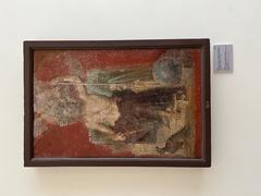 Ancient Roman fresco from the National Archaeological Museum of Naples depicting classical figures and vibrant colors