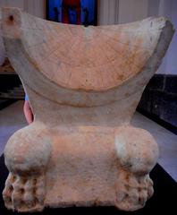 Ancient Roman sundial from Pompeii before 79 AD on display