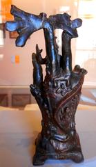 Votive hand sculpture from 1st century AD Herculaneum archaeological exhibit