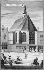 The English and High German Church in The Hague on Noordeinde street