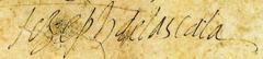 Signed receipt in French by Joseph Justus Scaliger for university library keys in Leiden, 1598