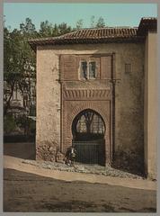 Granada Alhambra Puerta del Vino entrance gate with historic architecture