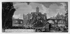 Ancient Roman architectural drawing by Giovanni Battista Piranesi