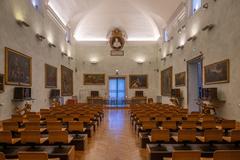Interior of Sala Pietro da Cortona in Palazzo dei Conservatori, Capitoline Hill, Rome
