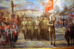 The Turkish Army's entry into Izmir historic photograph