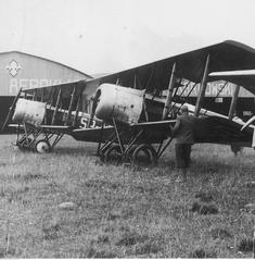 Hanriot H.28 aircraft of Aeroklub Krakowski at Krakow airport