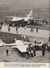 TS-11 Iskra and Ilyushin Il-28 aircraft at Rakowice-Czyżyny Airport in Kraków