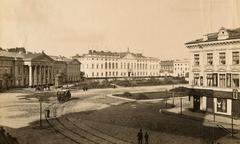 Historic view of Plac Krasińskich in 1890