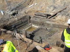 Archaeological work during the reconstruction of Plac Krasińskich in Warsaw