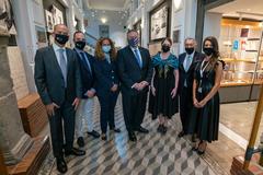 Secretary of State Michael R. Pompeo attending a Yom Kippur Commemoration at the Jewish Museum of Thessaloniki