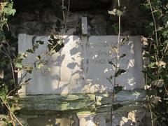 Memorial plaque to Andrej Smole on southern wall of Križanke complex