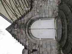Southwestern corner detail of Križanke complex with historic architecture