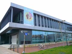 Modern healthcare center building in Zabalgana district, Vitoria