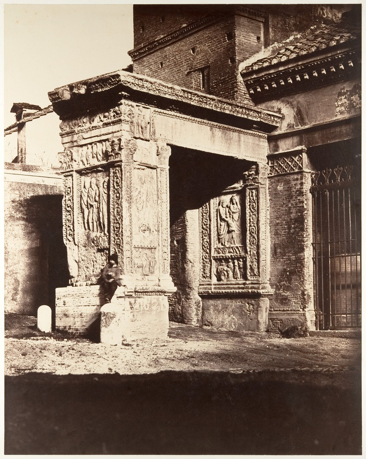 Arch of the Argentarii also known as the Goldsmith's Gate in Rome
